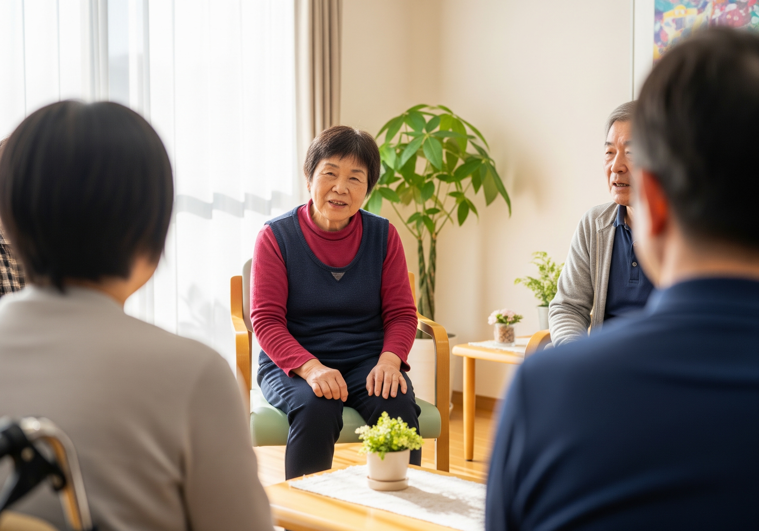 多様性を感じさせる、明るい表情の人々の写真