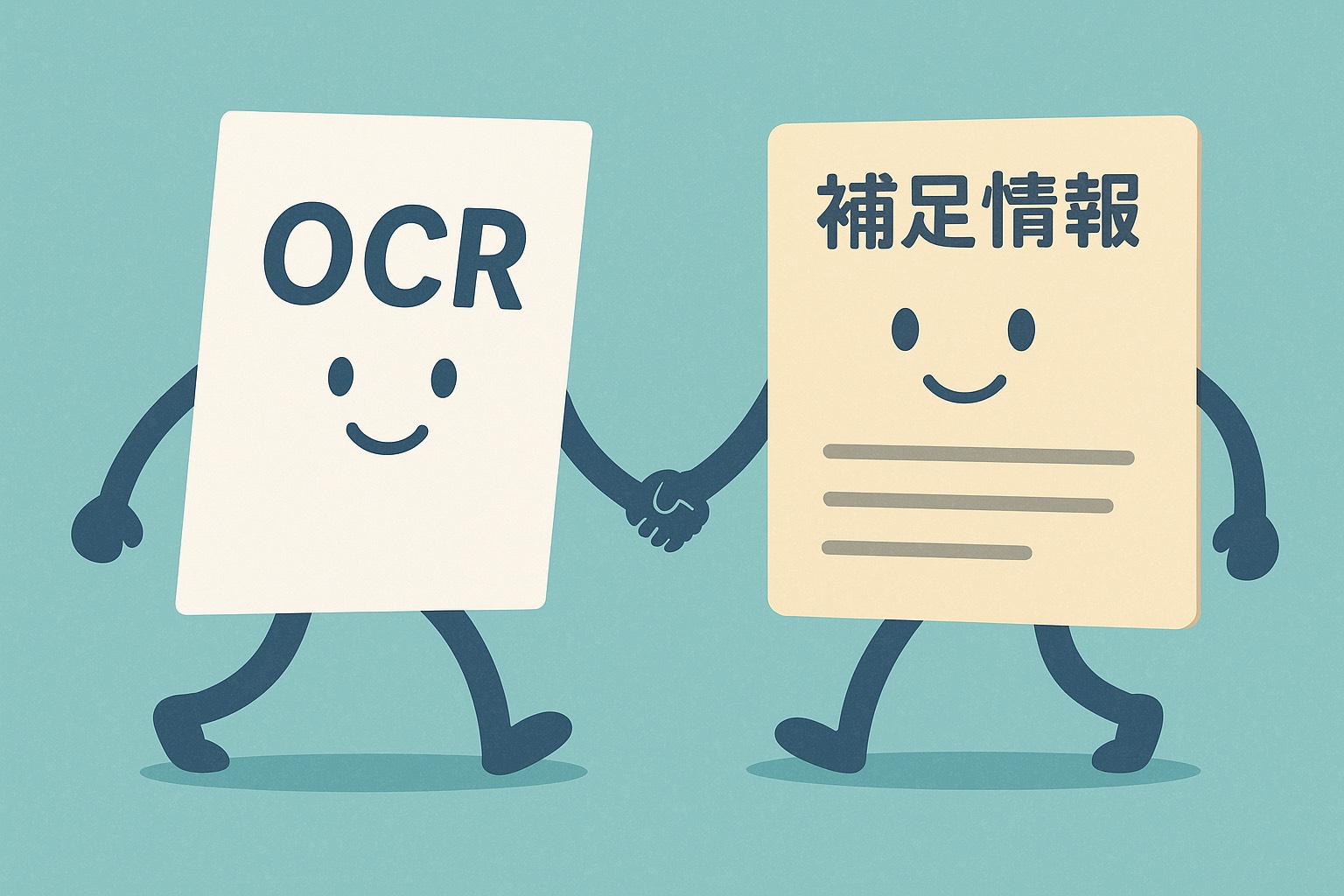 「補助丸くん」が書類作成をサポートするイラスト